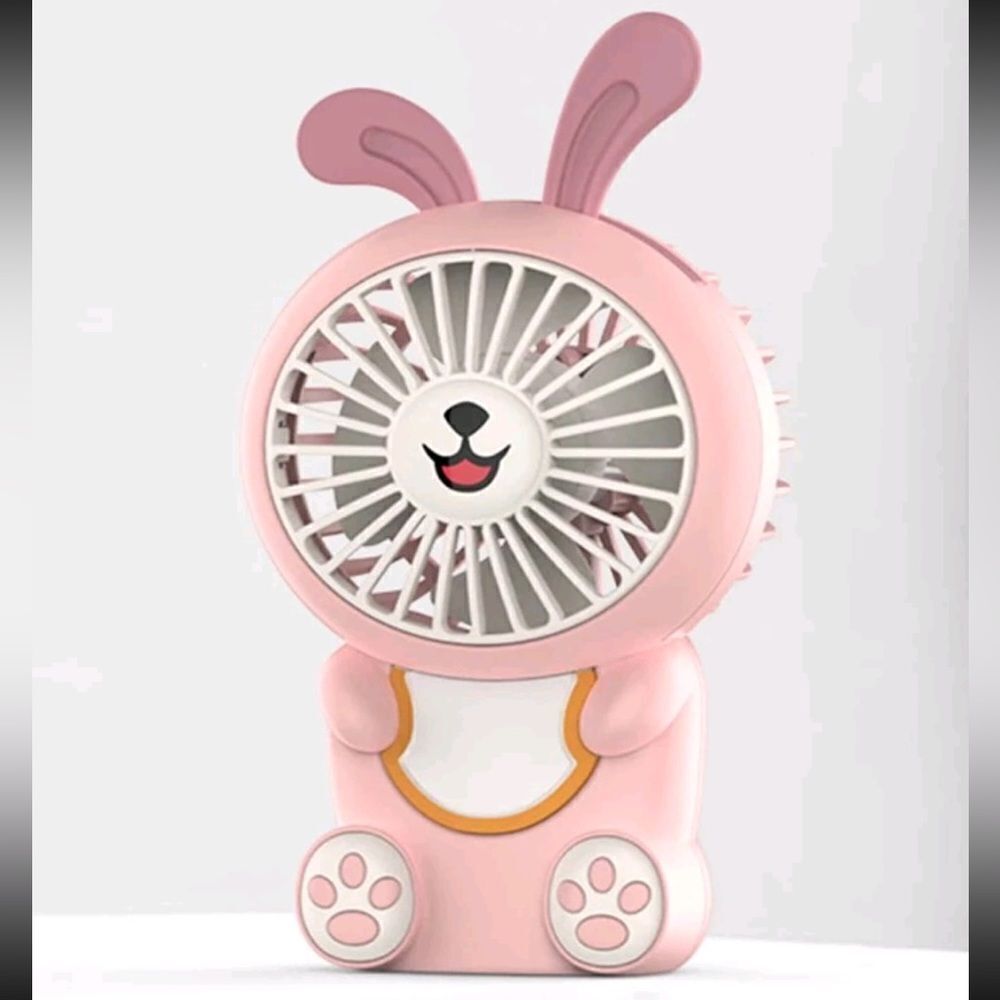 Pink Mini USB Dog Fan
